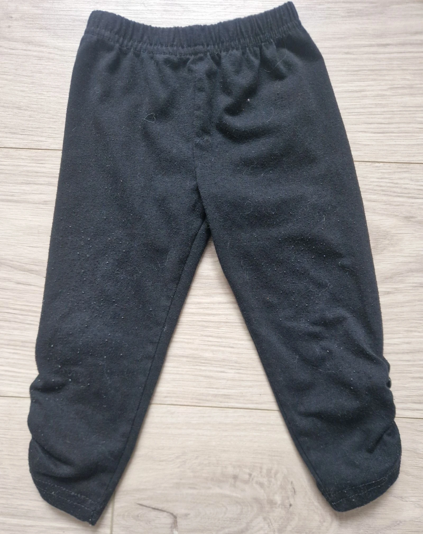 👖 Lote de 3 leggings para bebé niña – 12 meses – estado satisfactorio con defectos – photo 2